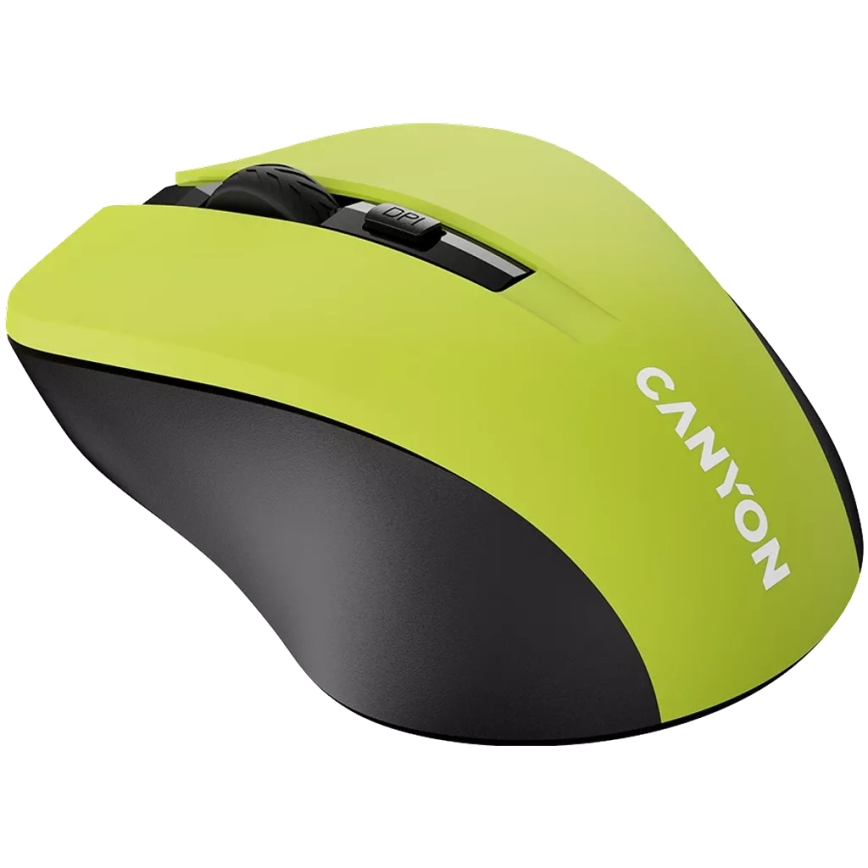 Canyon - Bezvadu pele 800/1000/1200 DPI 2xAAA dzeltena