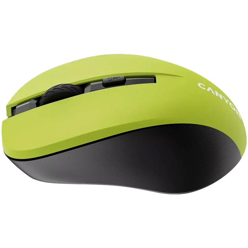 Canyon - Bezvadu pele 800/1000/1200 DPI 2xAAA dzeltena