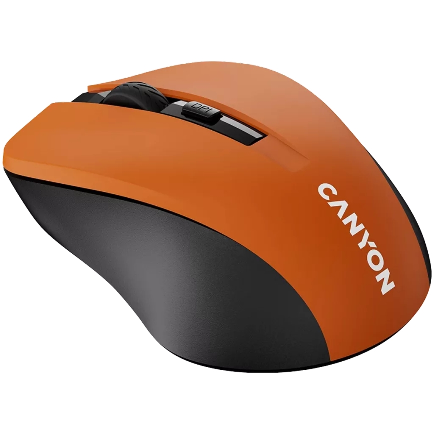 Canyon - Bezvadu pele 800/1000/1200 DPI 2xAAA oranža