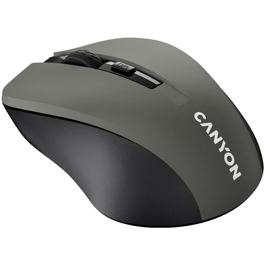 Canyon - Bezvadu pele 800/1000/1200 DPI 2xAAA pelēka