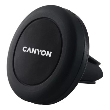 Canyon - Magnētiskais telefona turētājs automašīnai apaļa melna