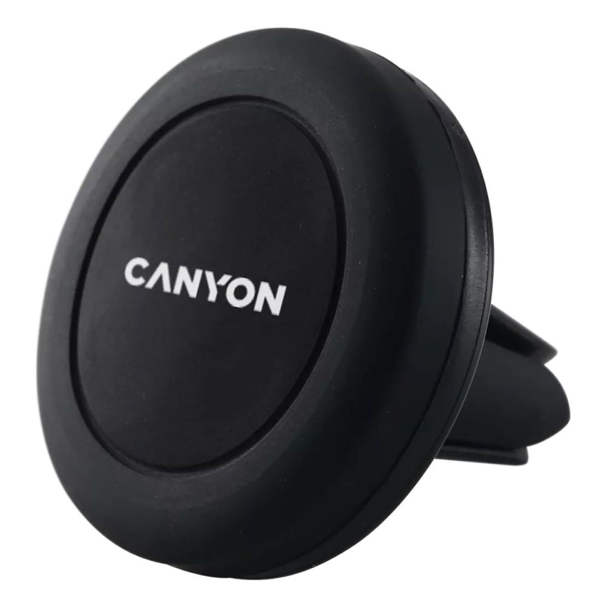 Canyon - Magnētiskais telefona turētājs automašīnai apaļa melna