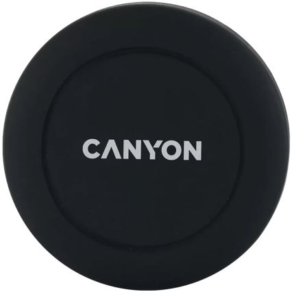 Canyon - Magnētiskais telefona turētājs automašīnai apaļa melna
