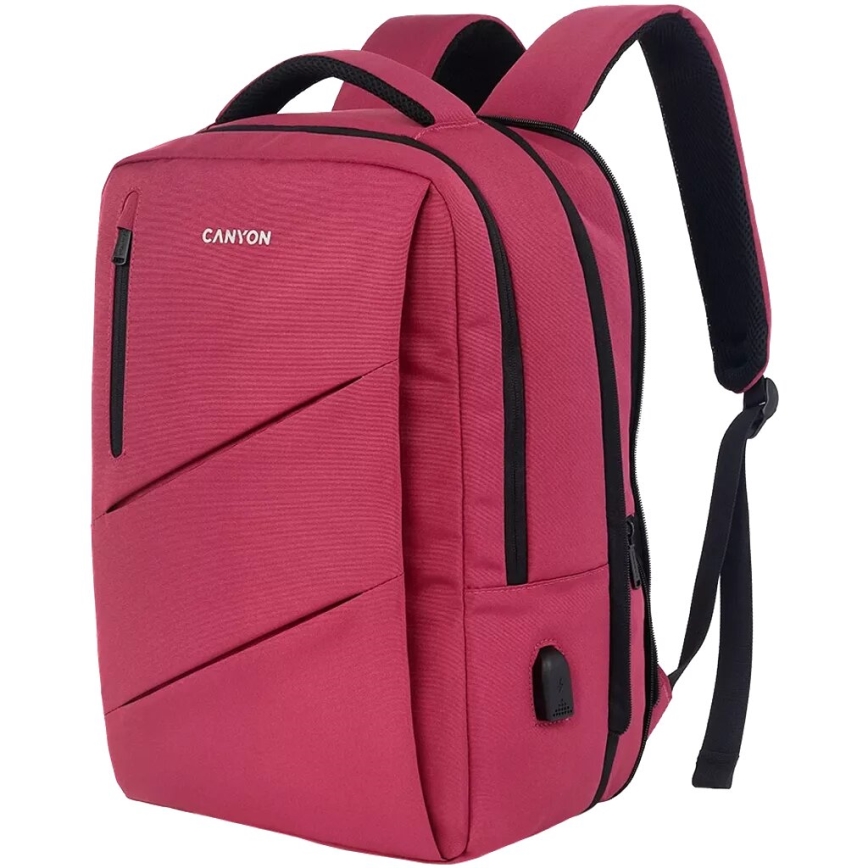 Canyon - Portatīvā datora mugursoma 15.6" rozā
