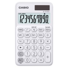 Casio - Kabatas kalkulators 1xLR54, balts