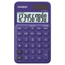 Casio - Kabatas kalkulators 1xLR54 violets