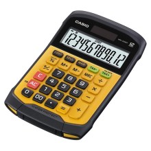 Casio - Ūdensizturīgs galda kalkulators 1xCR2032 IP54 melns/oranžs