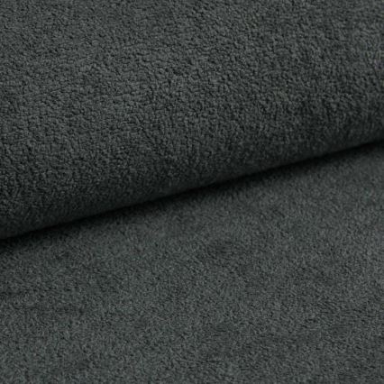 Izvelkamais L-veida stūra dīvāns CASTELO ar uzglabāšanas nodalījumu, kreisais, tumši pelēks