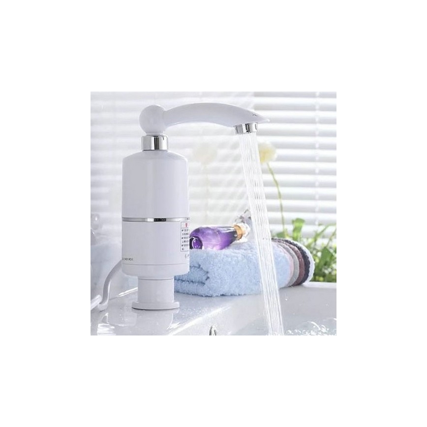 Caurplūdes ūdens sildītājs 3000W/230V balta