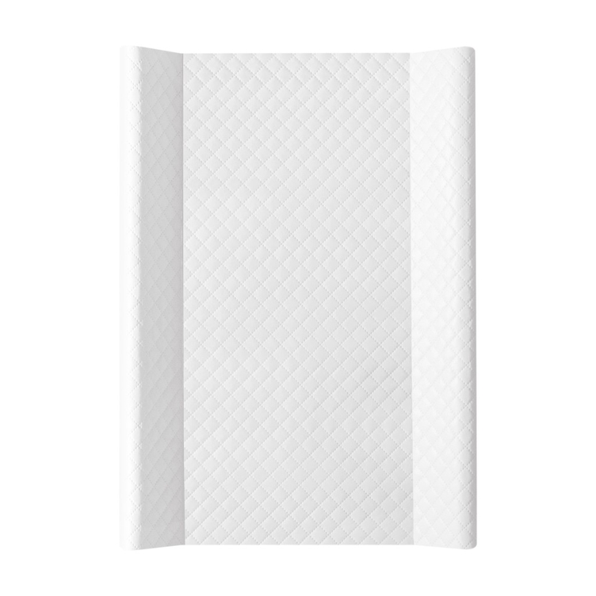 CebaBaby - Pārtinamā virsma ar fiksētu divpusēju malu COMFORT 50x70 cm balta