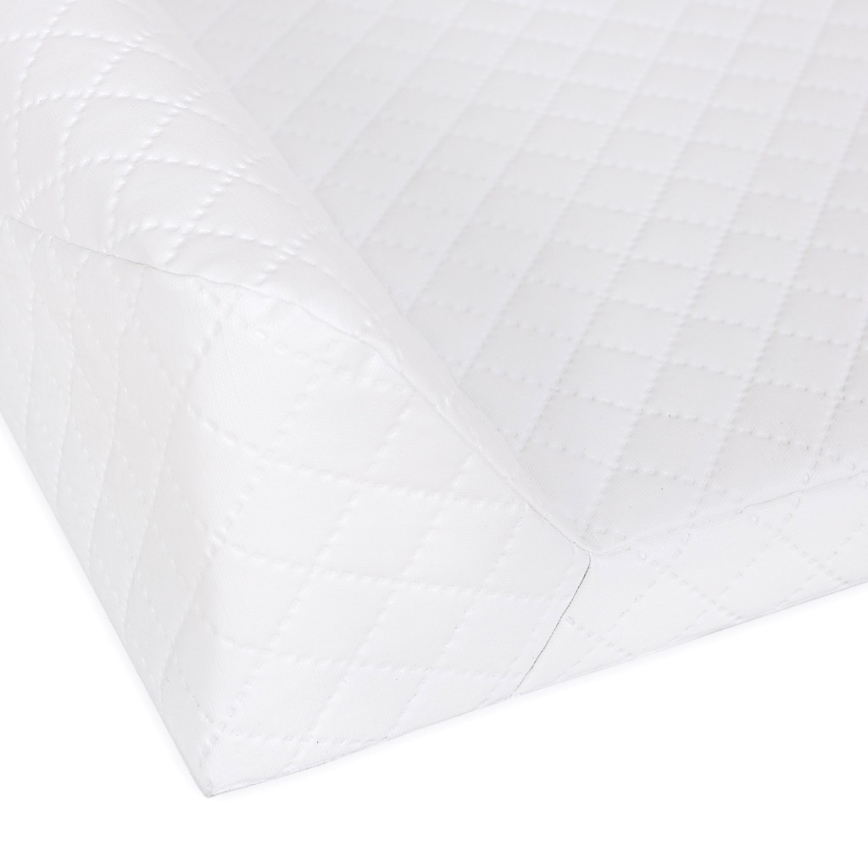 CebaBaby - Pārtinamā virsma ar fiksētu divpusēju malu COMFORT 50x70 cm balta