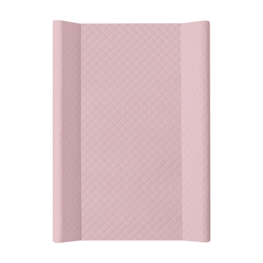 CebaBaby - Pārtinamā virsma ar fiksētu divpusēju malu COMFORT 50x70 cm rozā