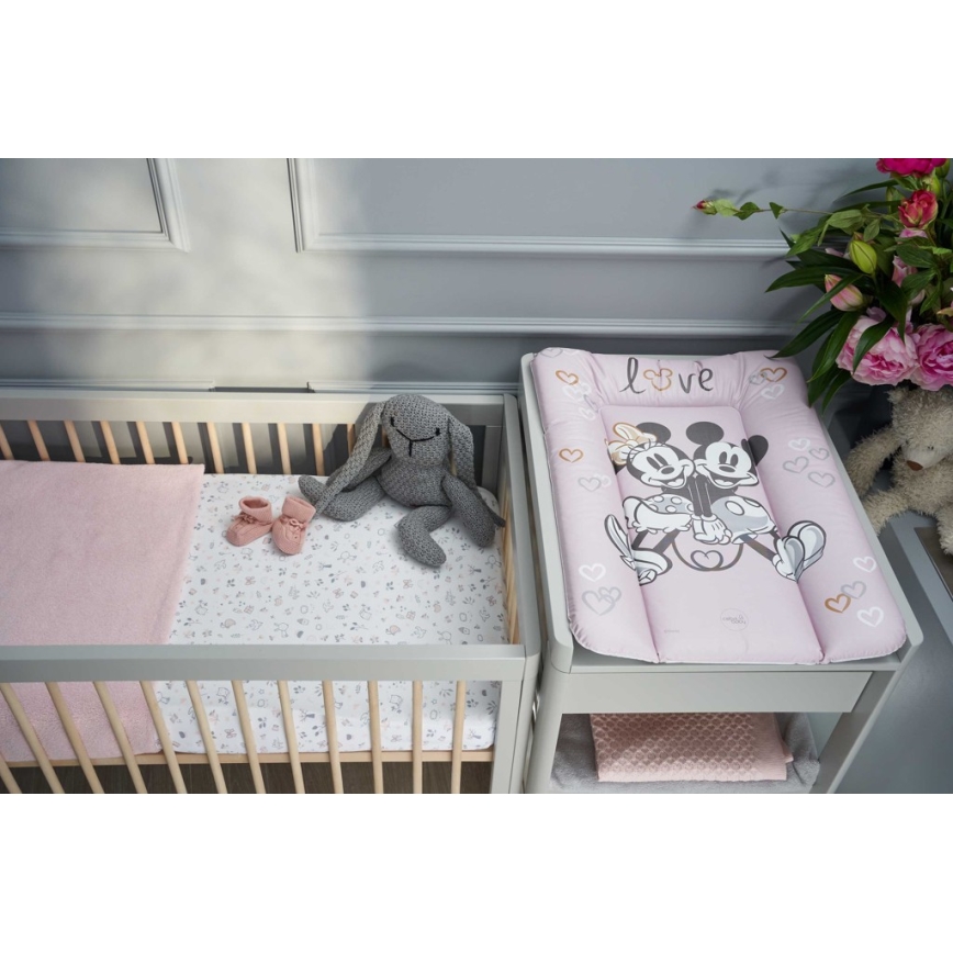 CebaBaby - Pārtinamā virsma trīspusēja DISNEY Disney 50x70 cm rozā