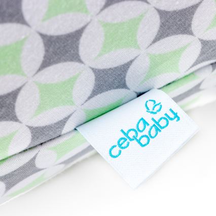 CebaBaby - Zīdīšanas spilvens PHYSIO punktiņi