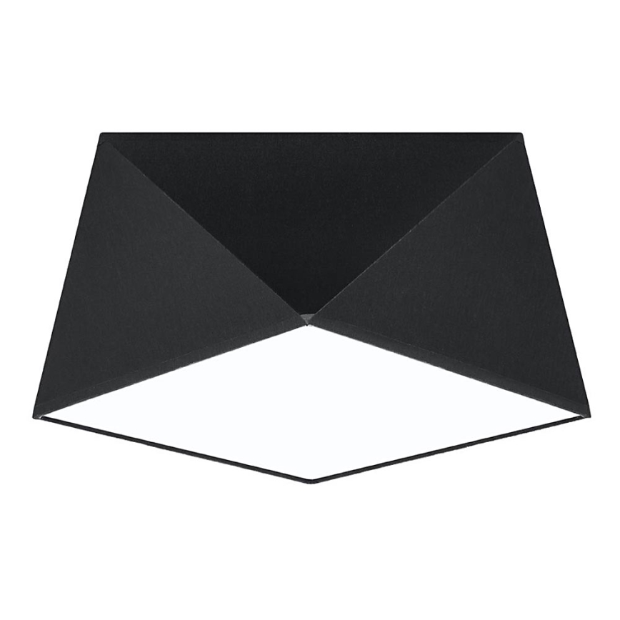 Ceiling Light HEXA 1×E27/60W/230V Black