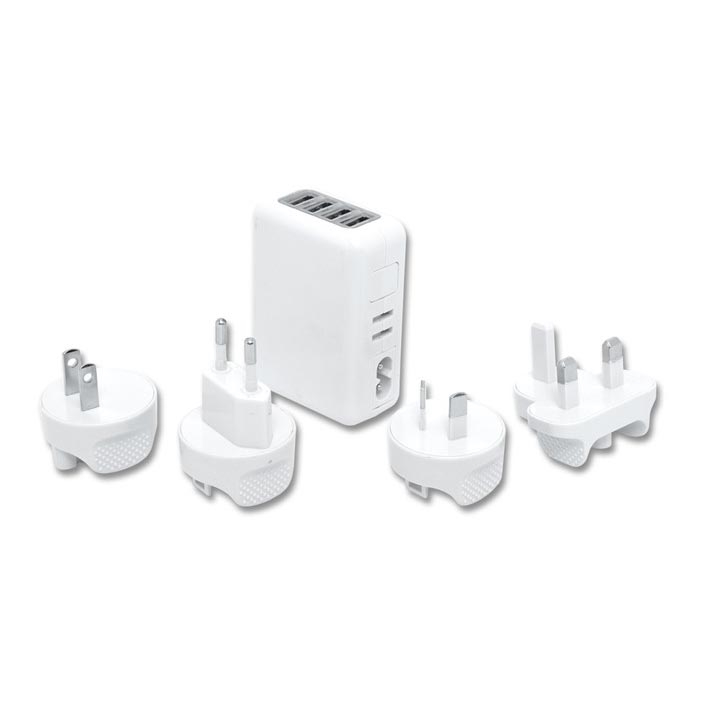 Ceļojuma adapteris 4xUSB