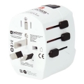 Ceļojumu adapteris PRO Light USB AC45PD - Pasaules, UK+USA+AUS/CN USB A+C 45W