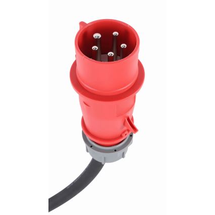 Ceļojumu uzlādes stacija elektromobiļiem EV/PHEV AC Type 2 16A/400V 22kW IP55 5m + adapteris 230V 3,7kW + apvalks