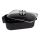 Cepamais trauks ar vāku TORO, 6,5 l, 34,5x10x24,5 cm, melns