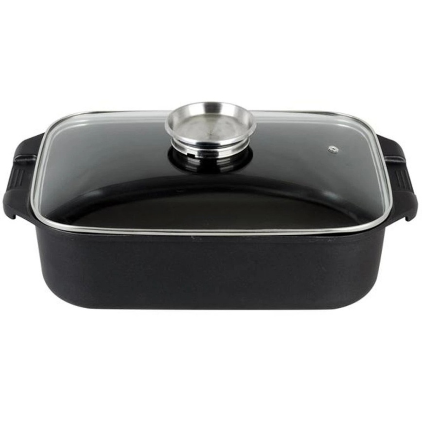 Cepamais trauks ar vāku TORO, 6,5 l, 34,5x10x24,5 cm, melns