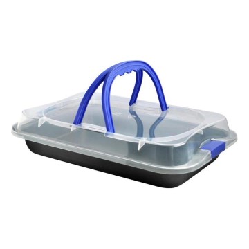 Cepamais trauks TORO ar vāku 42x3,8x29 cm melns/zils