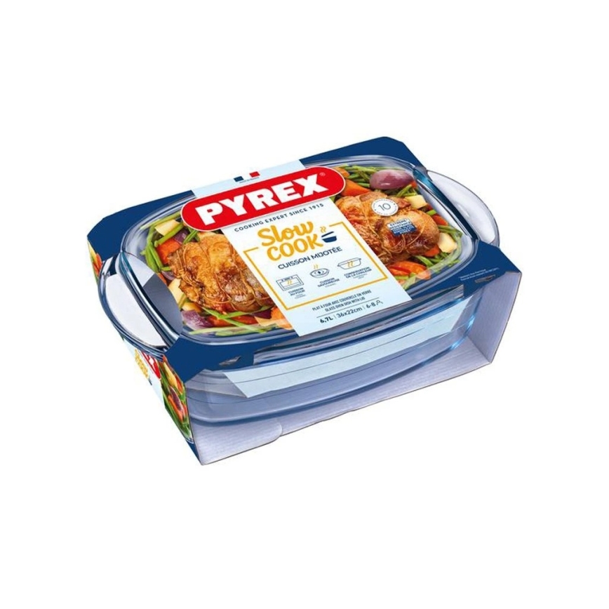 Cepamtrauks ar vāku PYREX 6,7 l