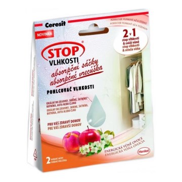 Ceresit - Absorbējošie maisiņi 2x 50 g ar enerģisku augļu aromātu