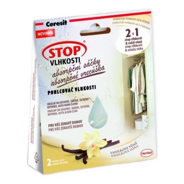 Ceresit - Mitruma absorbējošie maisiņi 2x 50 g vaniļa