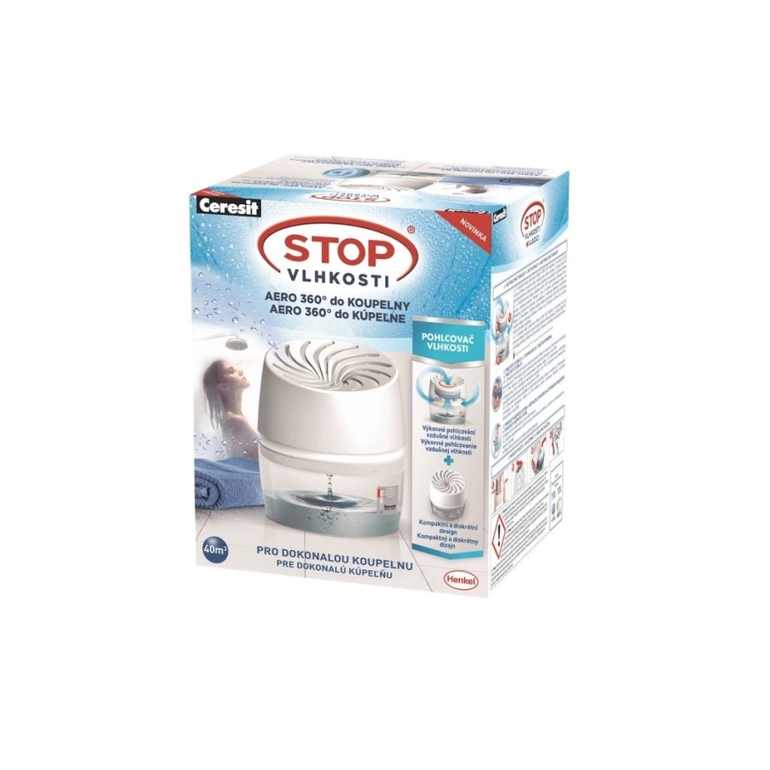 Ceresit - Vannas istabas gaisa mitruma noņēmējs AERO 360° balts