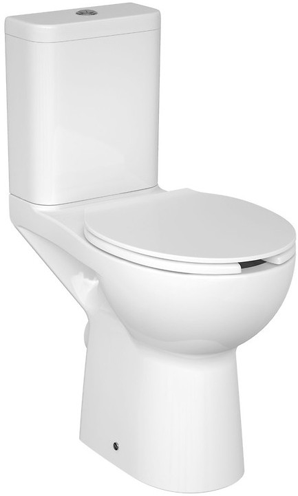 Cersanit K11-0221 - Bezbarjeru stāvošais WC ETIUDA keramika/balta