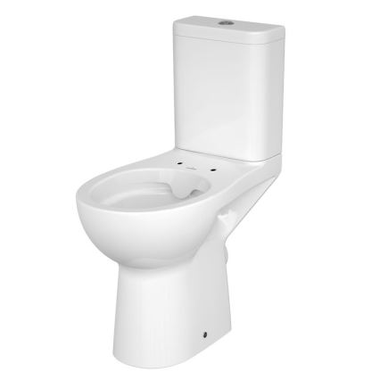 Cersanit K11-0221 - Bezbarjeru stāvošais WC ETIUDA keramika/balta