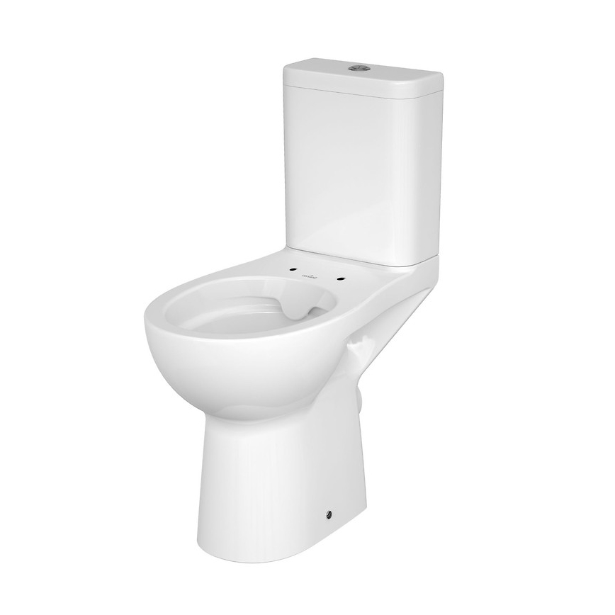 Cersanit K11-0221 - Bezbarjeru stāvošais WC ETIUDA keramika/balta