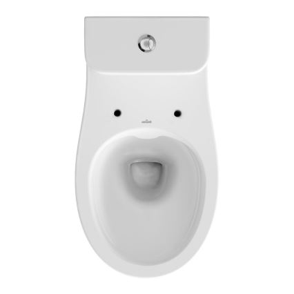 Cersanit K11-0221 - Bezbarjeru stāvošais WC ETIUDA keramika/balta
