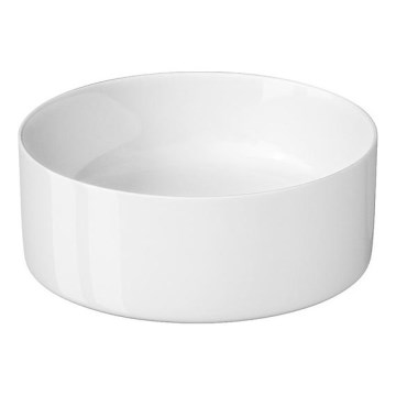 Cersanit K114-020 - Izlietne uz virsmas CREA diametrs 38 cm keramika/spīdīgi balta