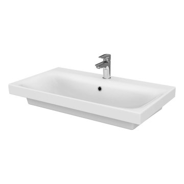 Cersanit K116-013-ECO - Iebūvējamā izlietne MODUO 45x80 cm keramika/glancēta balta