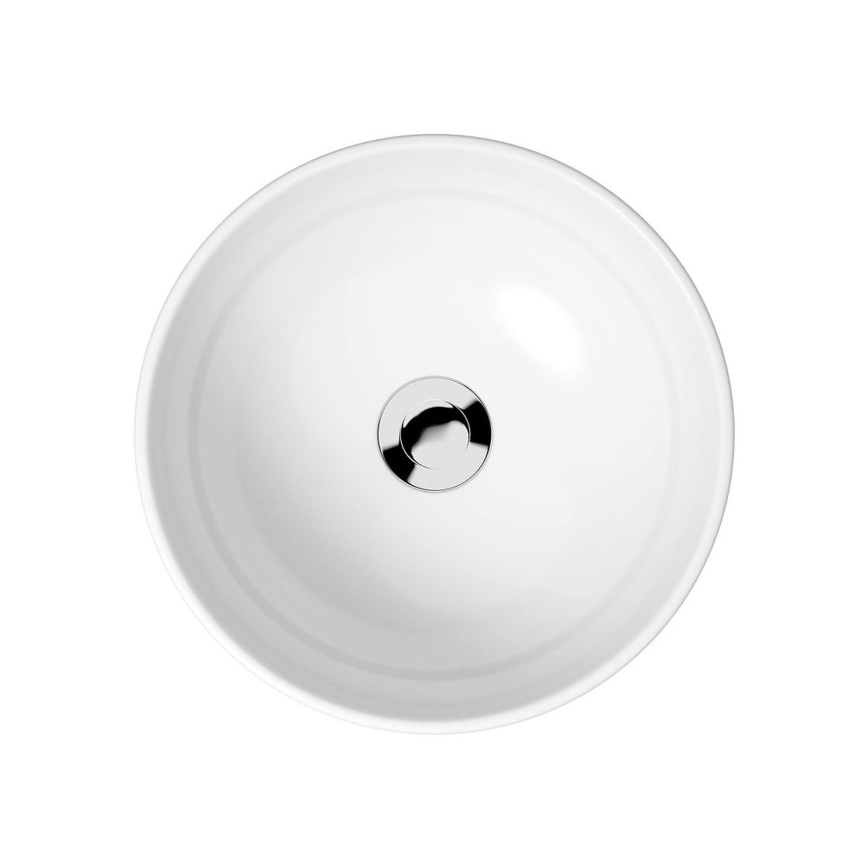 Cersanit K116-047-ECO - MODUO virsmas uzstādāma izlietne, Ø 35 cm, keramika / glancēta balta