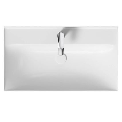 Cersanit K120-010 - Iebūvējamā izlietne LARGA 46x80,5 cm keramika/spīdīgi balta