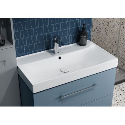 Cersanit K120-011 - Iebūvējamā izlietne LARGA 46x100 cm keramika/spīdīgi balta