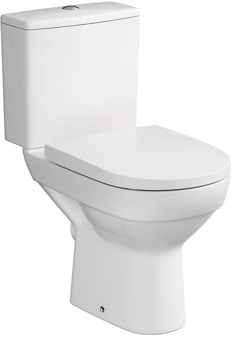 Cersanit K35-035 - Brīvi stāvošs tualetes pods ar tualetes vāku CITY keramika/balta