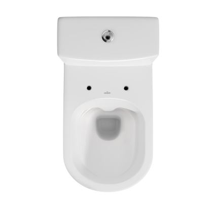 Cersanit K35-037 - Brīvi stāvošs tualetes pods ar tualetes vāku CITY keramika/balta