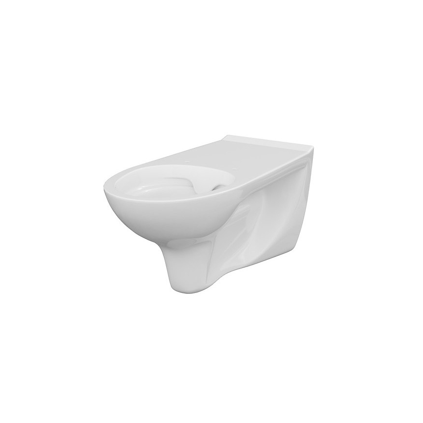 Cersanit K670-002 - Bezbarjeru sienas WC ETIUDA keramika/balta
