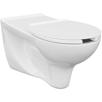 Cersanit K670-002 - Pie sienas stiprināms tualetes pods ETIUDA keramika/balta