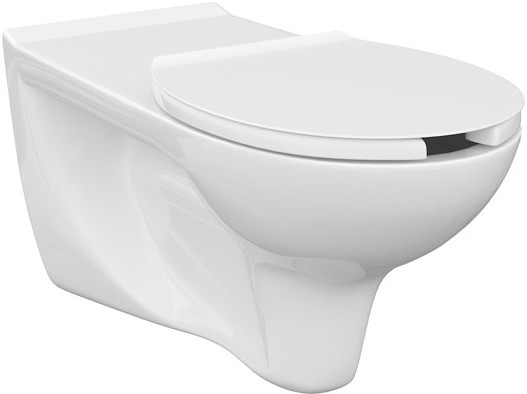 Cersanit K670-002 - Pie sienas stiprināms tualetes pods ETIUDA keramika/balta