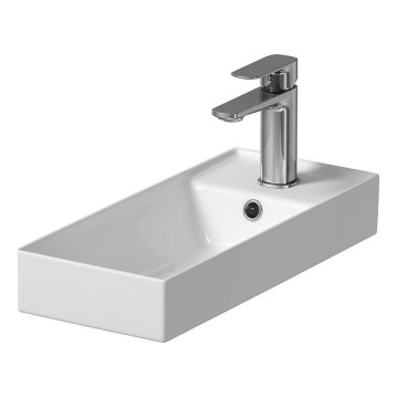 Cersanit K677-005 - Iebūvējams izlietne LARGA 22x50 cm keramika/spīdīgi balta