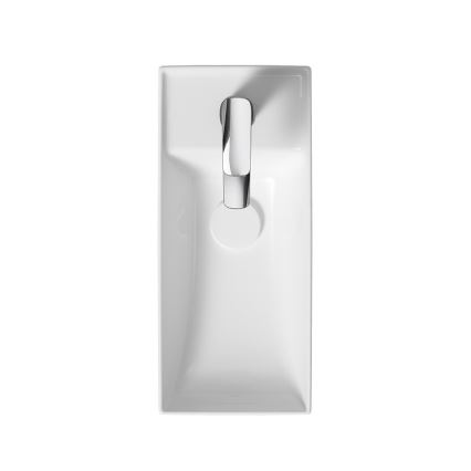 Cersanit K677-005 - Iebūvējams izlietne LARGA 22x50 cm keramika/spīdīgi balta