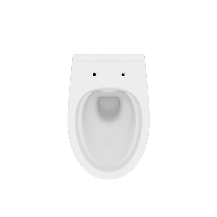Cersanit K701-147 - Karājamais WC ar SAVIO tualetes sēdekli, keramika/balta