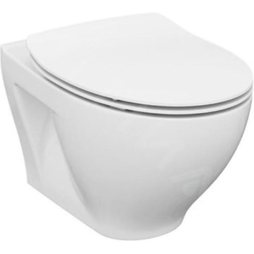 Cersanit K701-147 - Pakaramais WC ar SAVIO keramikas sēdekli/balts