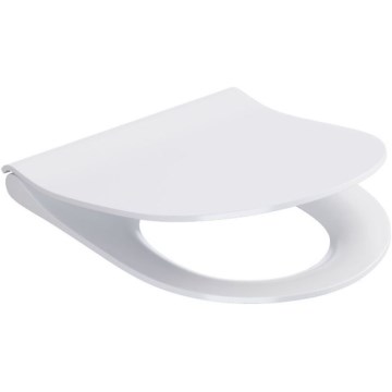 Cersanit K98-0146 - Tualetes poda vāks CITY OVAL SoftClose balta
