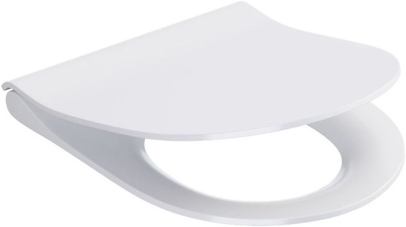Cersanit K98-0146 - Tualetes poda vāks CITY OVAL SoftClose balta