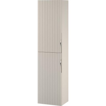Cersanit S1015-006 - Vannas istabas sienas skapītis TIRSO 40x160x30 cm bēšs